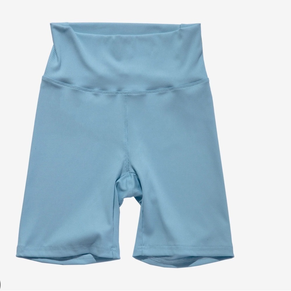 Stella McCartney Kids Blue High-Waisted Shorts
